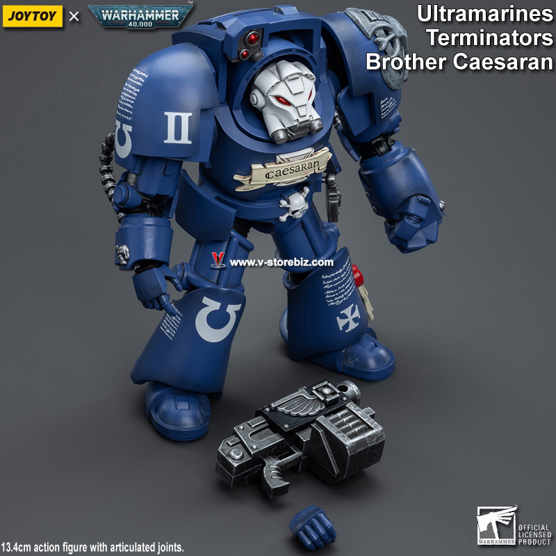 JOYTOY Warhammer 40K Ultramarines Terminators Brother Caesaran   