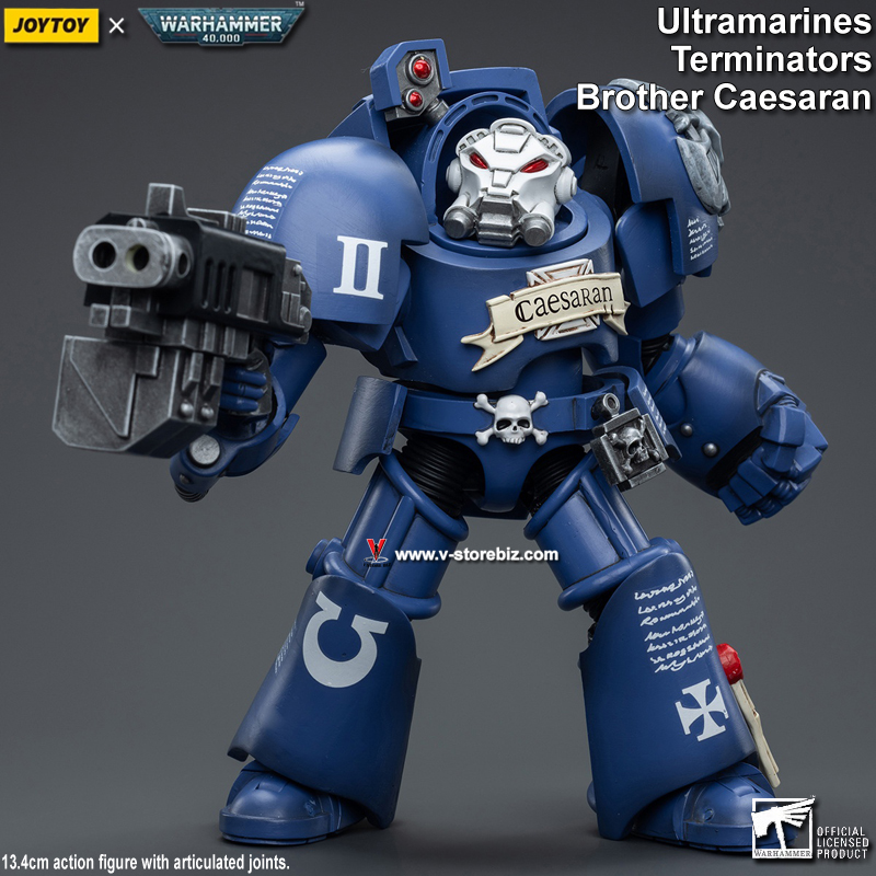 JOYTOY Warhammer 40K Ultramarines Terminators Brother Caesaran   