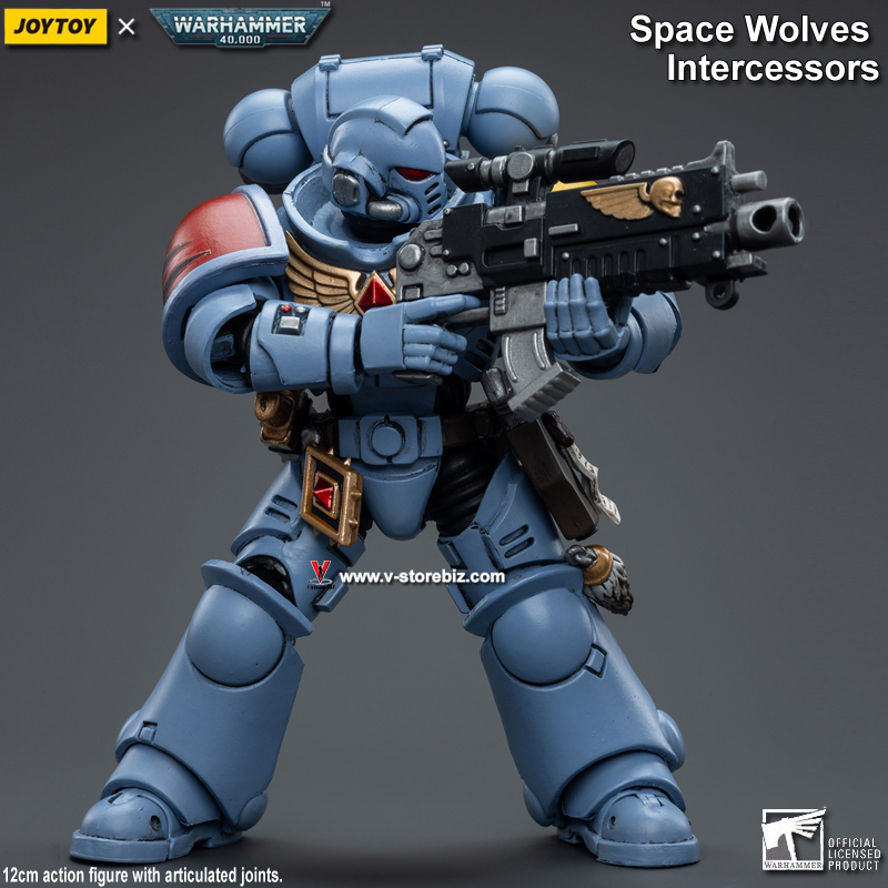 JOYTOY Warhammer 40K Space Wolves Intercessors