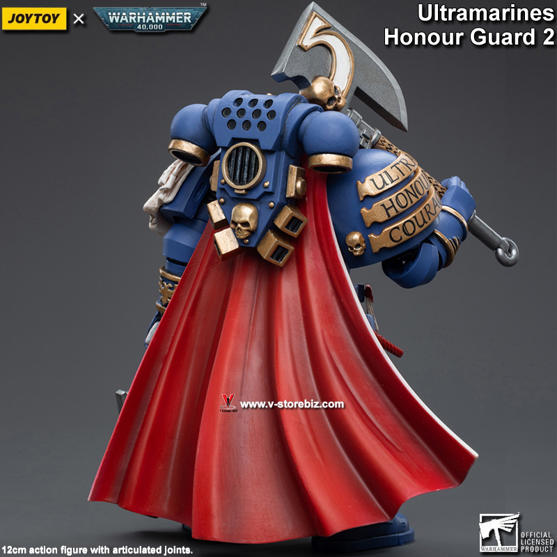 Action Figure JOYTOY Warhammer 40k 1/18 - Ultramarines Honour Guard Chapter Ancient, 12,5 Cm, Collezionismo