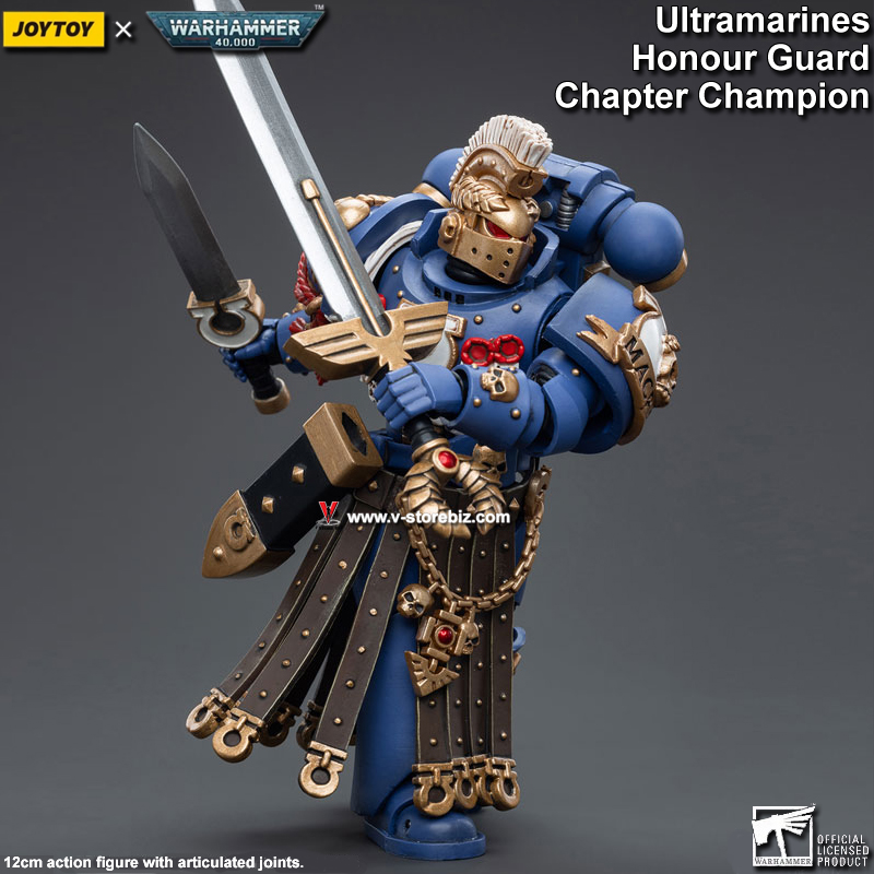 JOYTOY Warhammer 40K Ultramarines Honour Guard Chapter Champion