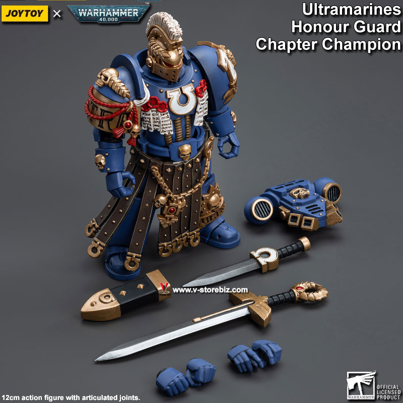 JOYTOY Warhammer 40K Ultramarines Honour Guard Chapter Champion