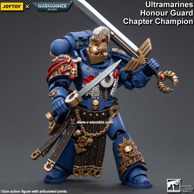 JOYTOY Warhammer 40K Ultramarines Honour Guard Chapter Champion
