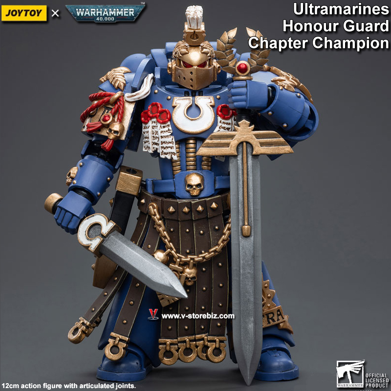 JOYTOY Warhammer 40K Ultramarines Honour Guard Chapter Champion