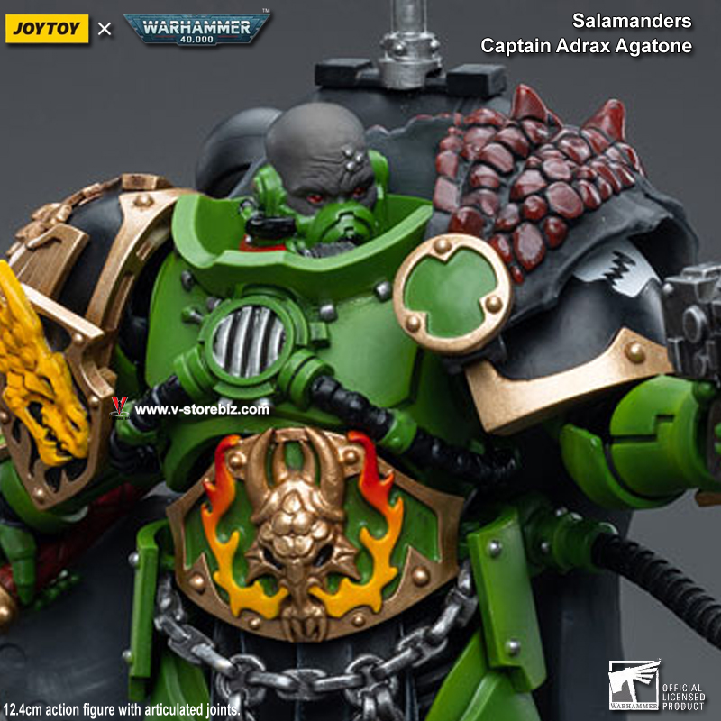 Salamanders Captain Adrax Agatone 1/18 Scale, Warhammer 40K