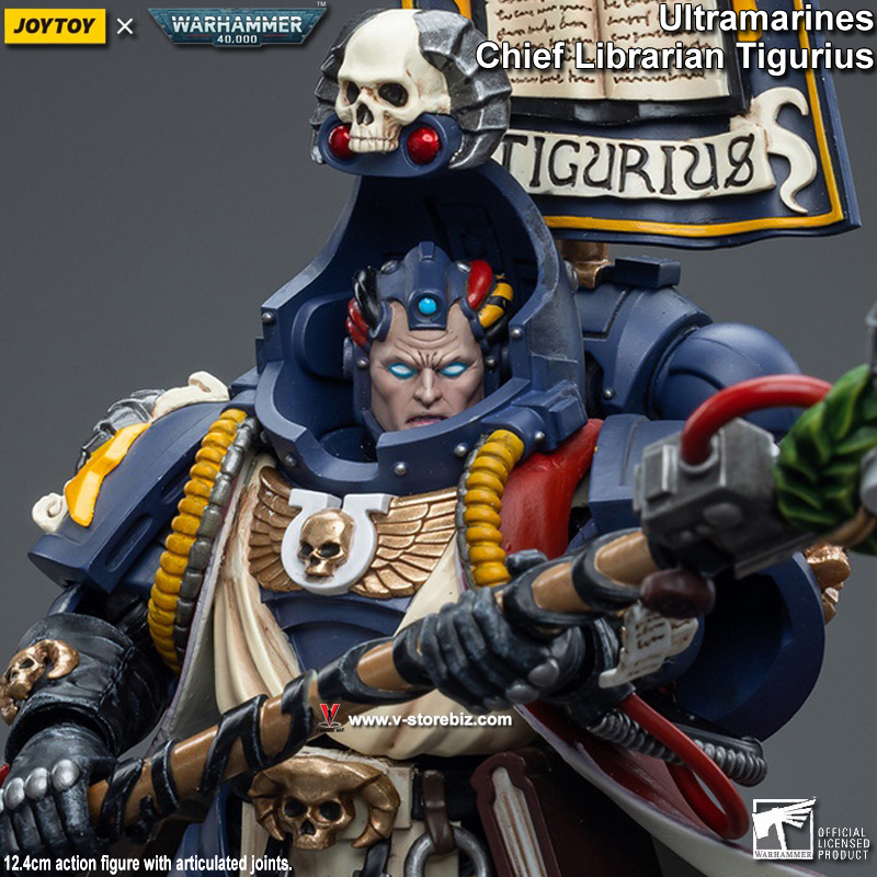 JOYTOY Warhammer 40K Ultramarines Chief Librarian Tigurius