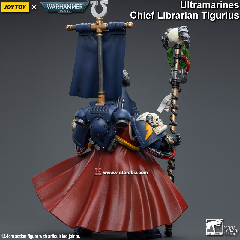 JOYTOY Warhammer 40K Ultramarines Chief Librarian Tigurius