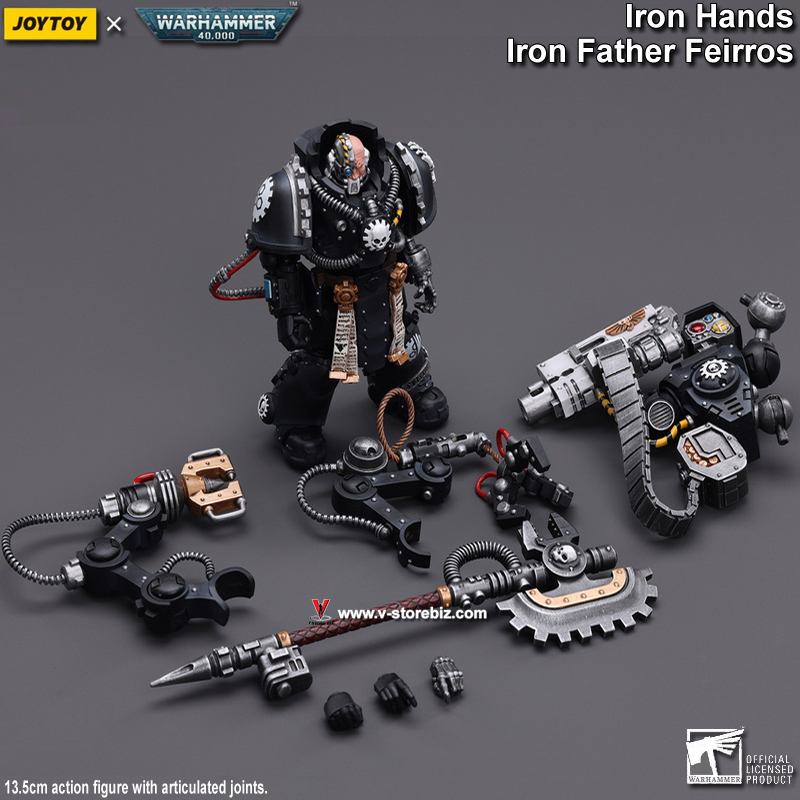 JOYTOY Warhammer 40K Iron Hands lron Father Feirros