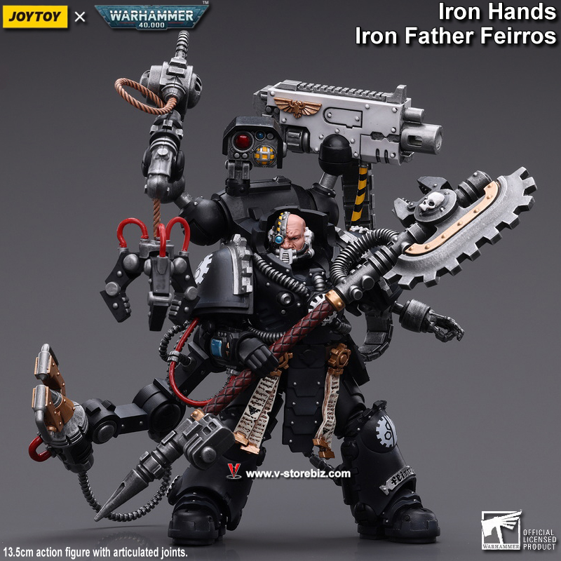 JOYTOY Warhammer 40K Iron Hands lron Father Feirros