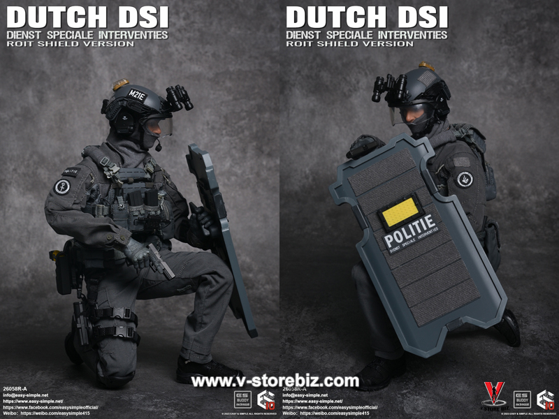 E&S 26058RA Dutch Dienst Speciale Interventies (Riot Shield Ver.)