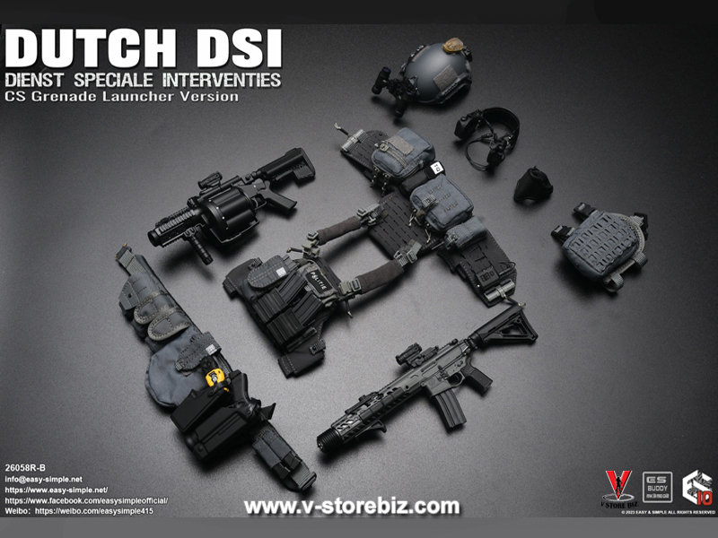 E&S 26058RB Dutch Dienst Speciale Interventies (CS Grenade Launcher Ver.)