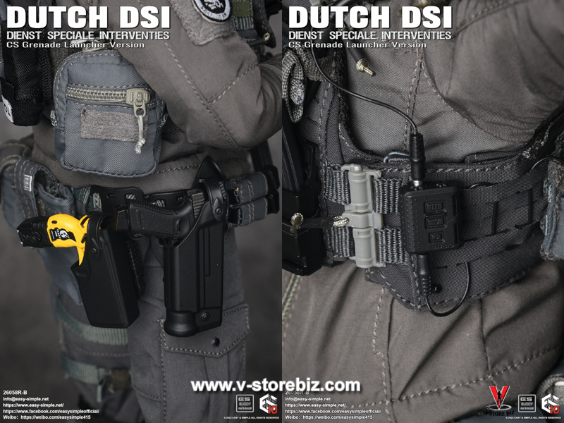 E&S 26058RB Dutch Dienst Speciale Interventies (CS Grenade Launcher Ver.)