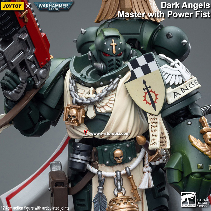 JOYTOY Warhammer 40K: Dark Angels Master with Power Fist