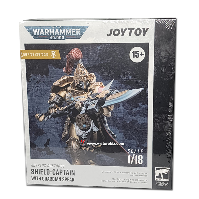 JOYTOY Warhammer 40K Adeptus Custodes Shield Captain with Guardian Spear