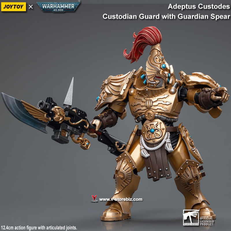 JOYTOY Warhammer 40K Adeptus Custodes Custodian Guard with Guardian Spear