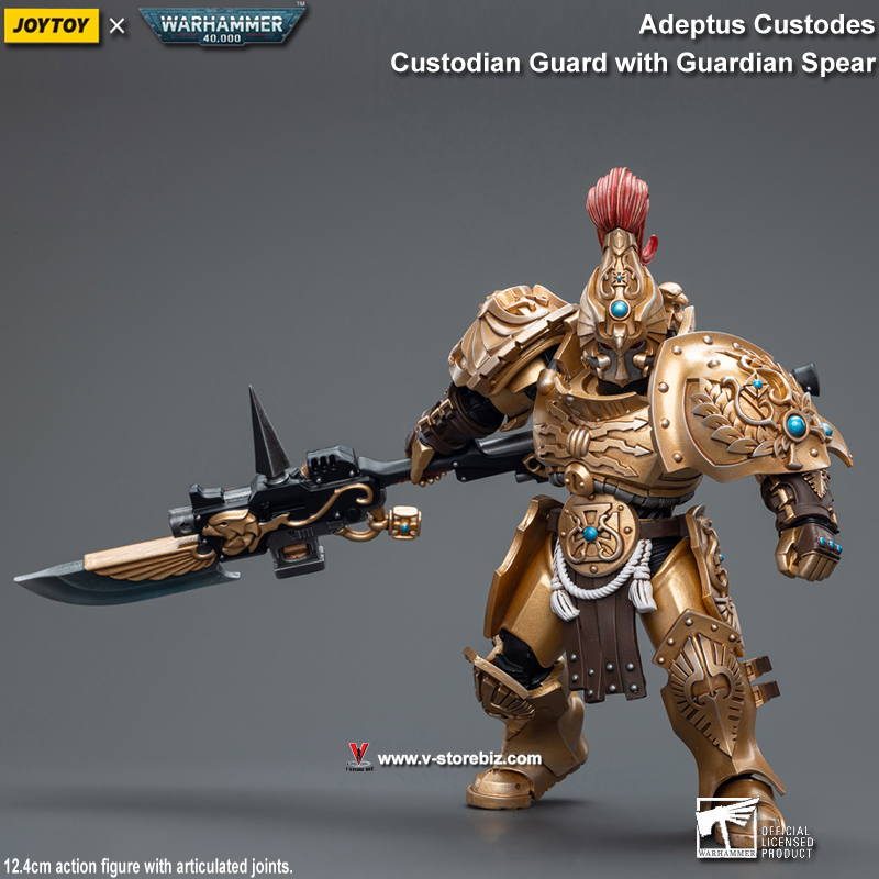 JOYTOY Warhammer 40K Adeptus Custodes Custodian Guard with Guardian Spear