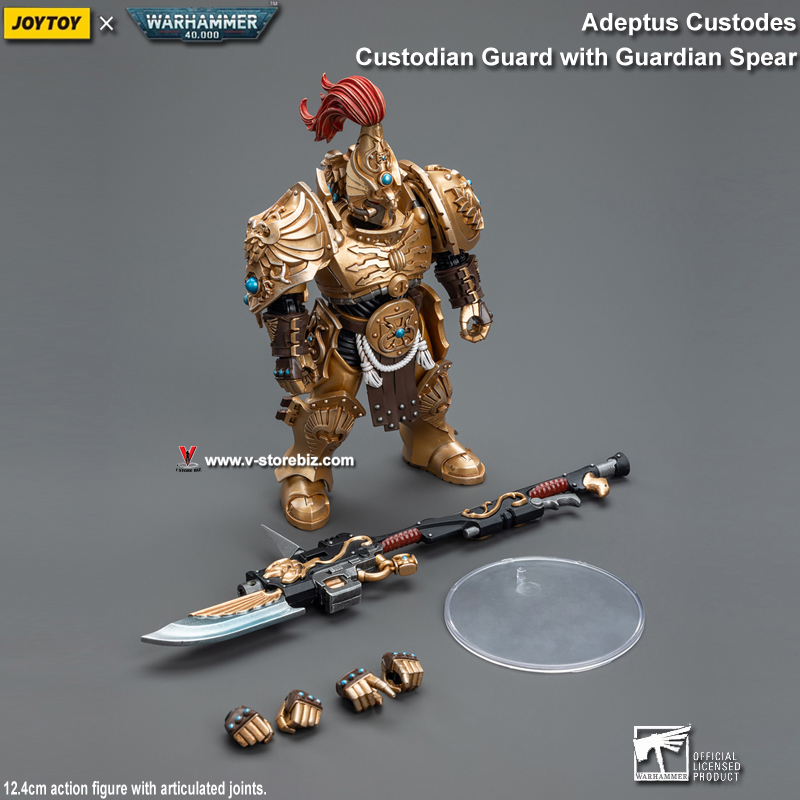 JOYTOY Warhammer 40K Adeptus Custodes Custodian Guard with Guardian Spear