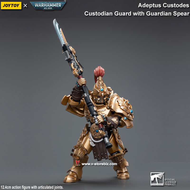 JOYTOY Warhammer 40K Adeptus Custodes Custodian Guard with Guardian Spear