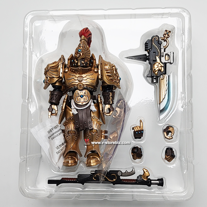 JOYTOY Warhammer 40K Adeptus Custodes Custodian Guard with Guardian Spear