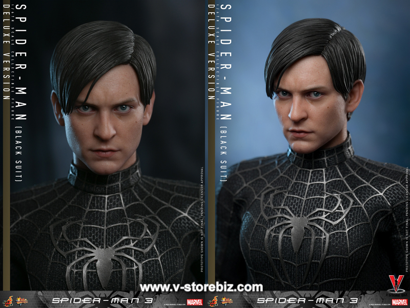 Hot Toys MMS728 Spider-Man 3: Spider-Man (Black Suit) (Deluxe Version) 