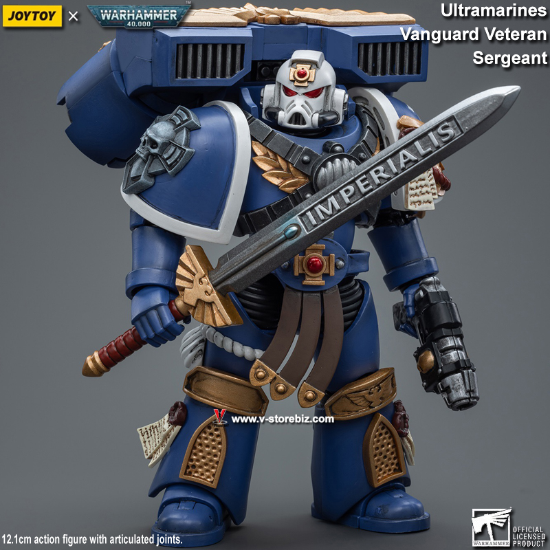 JOYTOY Warhammer 40K: Ultramarines Vanguard Veteran Sergeant