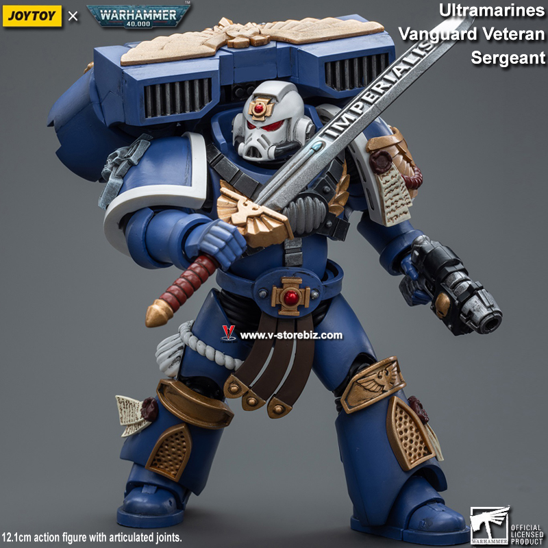 JOYTOY Warhammer 40K: Ultramarines Vanguard Veteran Sergeant