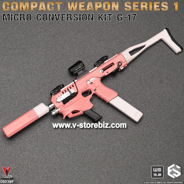 E&S 06038F Compact Weapon Series 1: Micro Conversion Kit G-17 (Pink)