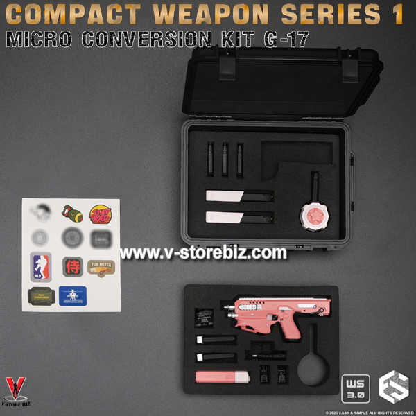 E&S 06038F Compact Weapon Series 1: Micro Conversion Kit G-17 (Pink)