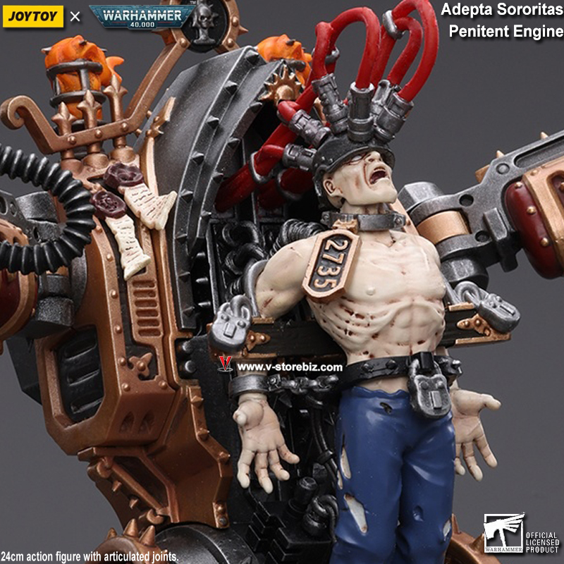 ゲームキャラクター JOYTOY Warhammer 40K PENITENT ENGINE x 2 JOYTOY Warhammer 40K JT8889 Adepta Sororitas Penitent Engine