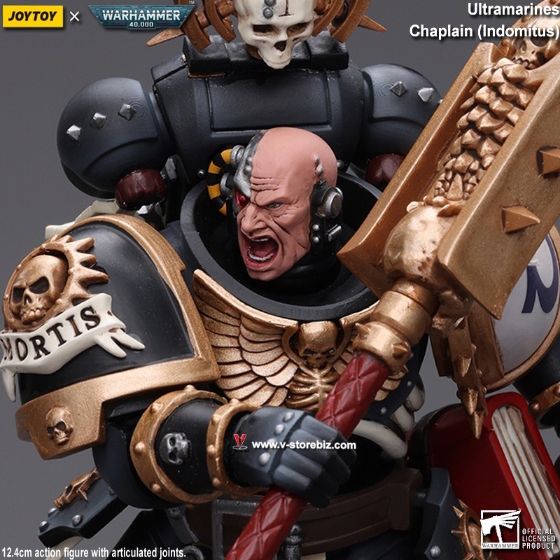 JOYTOY Warhammer 40K: Ultramarines Chaplain Indomitus