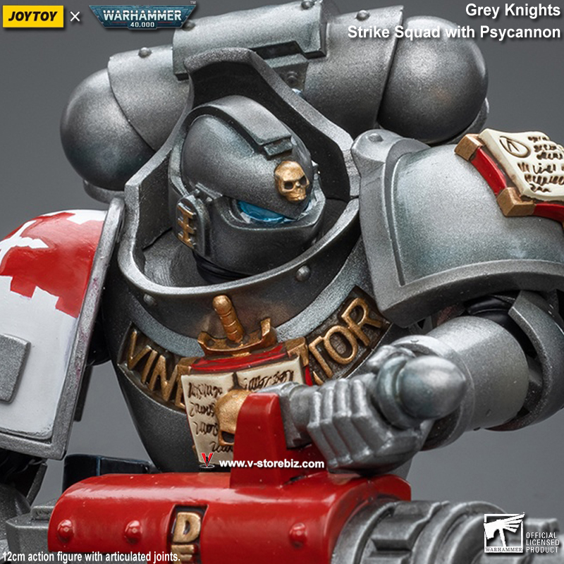 Grey Knights Strike Squad Grey Knight with Psycannon - Warhammer 40K Action  Figure By JOYTOY