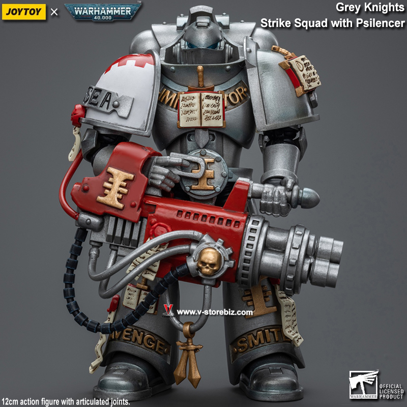 JOYTOY Warhammer 40K: Grey Knights Strike Squad: Grey Knight with Psilencer