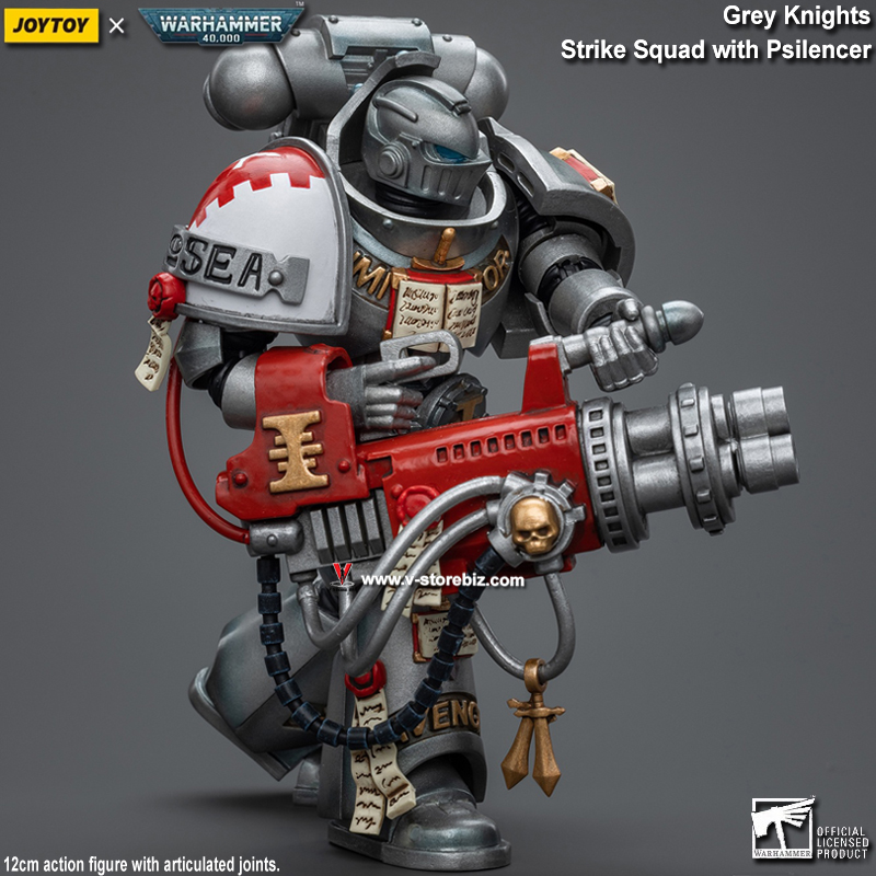 JOYTOY Warhammer 40K: Grey Knights Strike Squad: Grey Knight with Psilencer