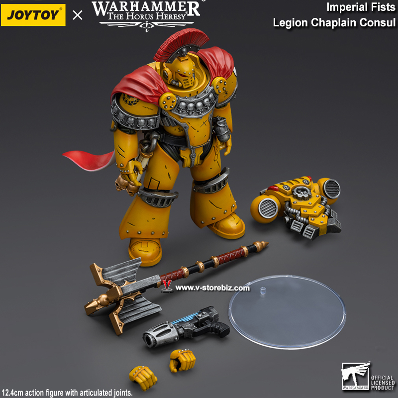 JOYTOY Warhammer 40K: Imperial Fists Legion Chaplain Consul