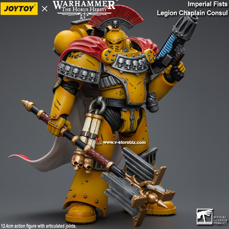 JOYTOY Warhammer Horus Heresy Imperial Fists Legion Chaplain Consul