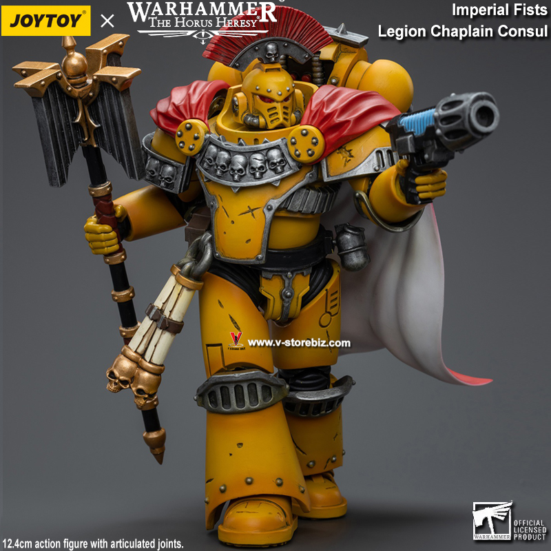 JOYTOY Warhammer 40K: Imperial Fists Legion Chaplain Consul