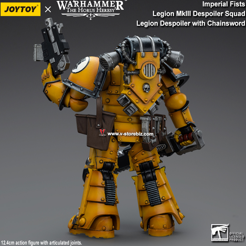 JOYTOY Warhammer 40K: Imperial Fists Legion MkIII Despoiler with Chainsword 