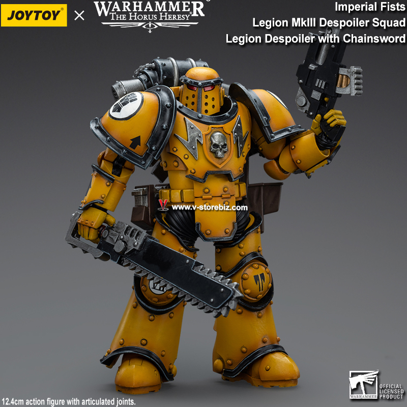 JOYTOY Warhammer 40K: Imperial Fists Legion MkIII Despoiler with Chainsword 