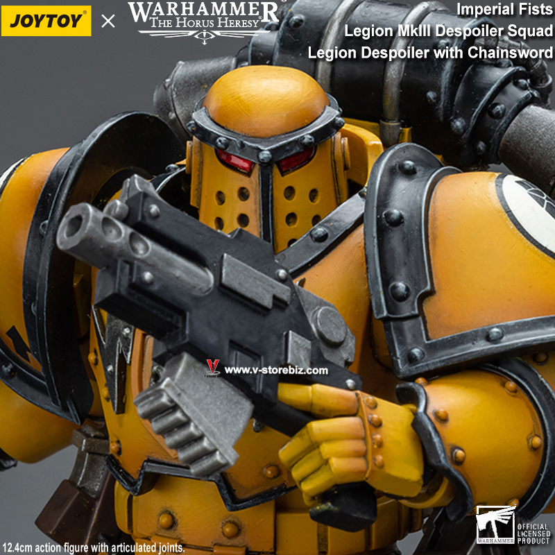 JOYTOY Warhammer 40K: Imperial Fists Legion MkIII Despoiler with Chainsword 