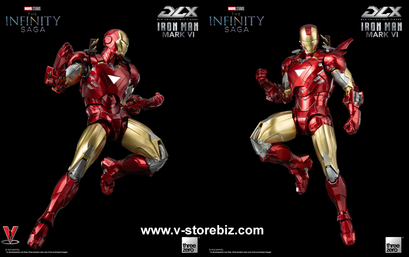 ThreeZero Marvel Studios: The Infinity Saga - DLX Iron Man Mk. VI