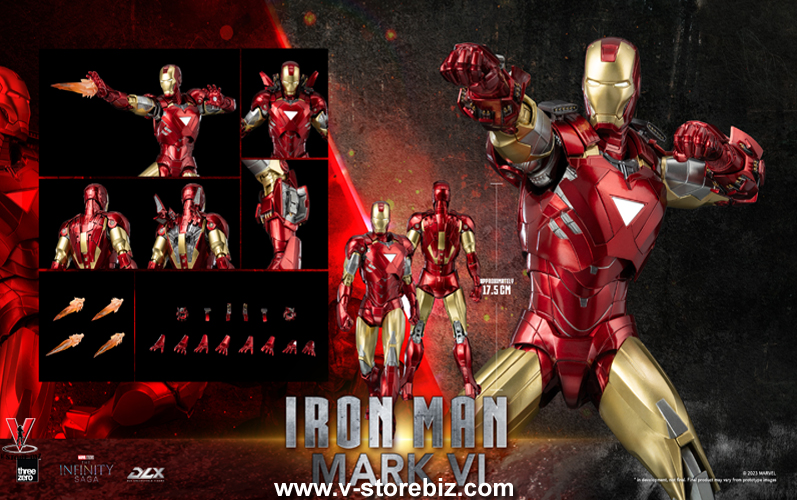 ThreeZero Marvel Studios: The Infinity Saga - DLX Iron Man Mk. VI