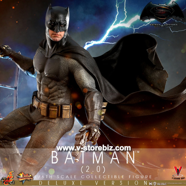 Hot Toys MMS732 Batman v Superman: Dawn of Justice - Batman (2.0) (Deluxe Version) 