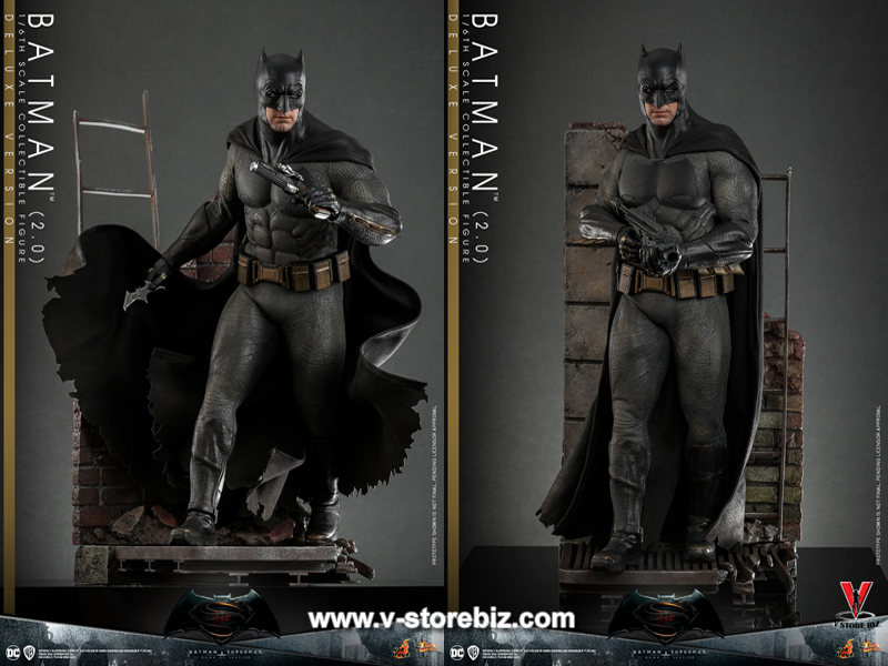 Hot Toys MMS732 Batman v Superman: Dawn of Justice - Batman (2.0) (Deluxe Version) 