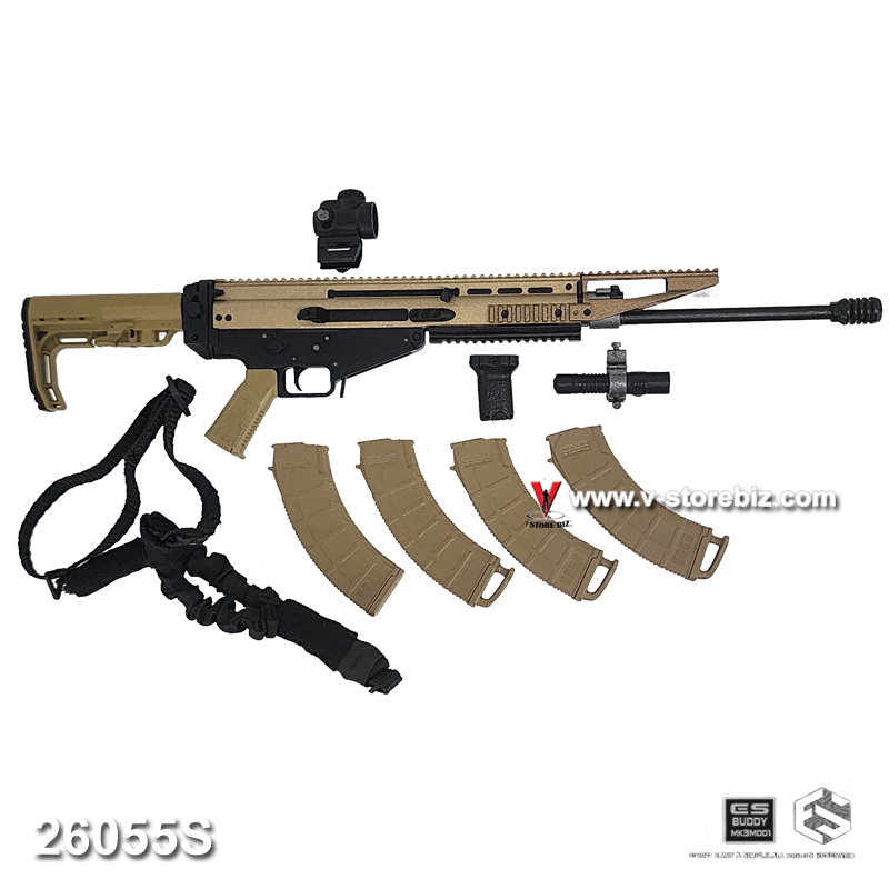 E&S 26055S PMC Field Recce SCAR AK Assault Rifle