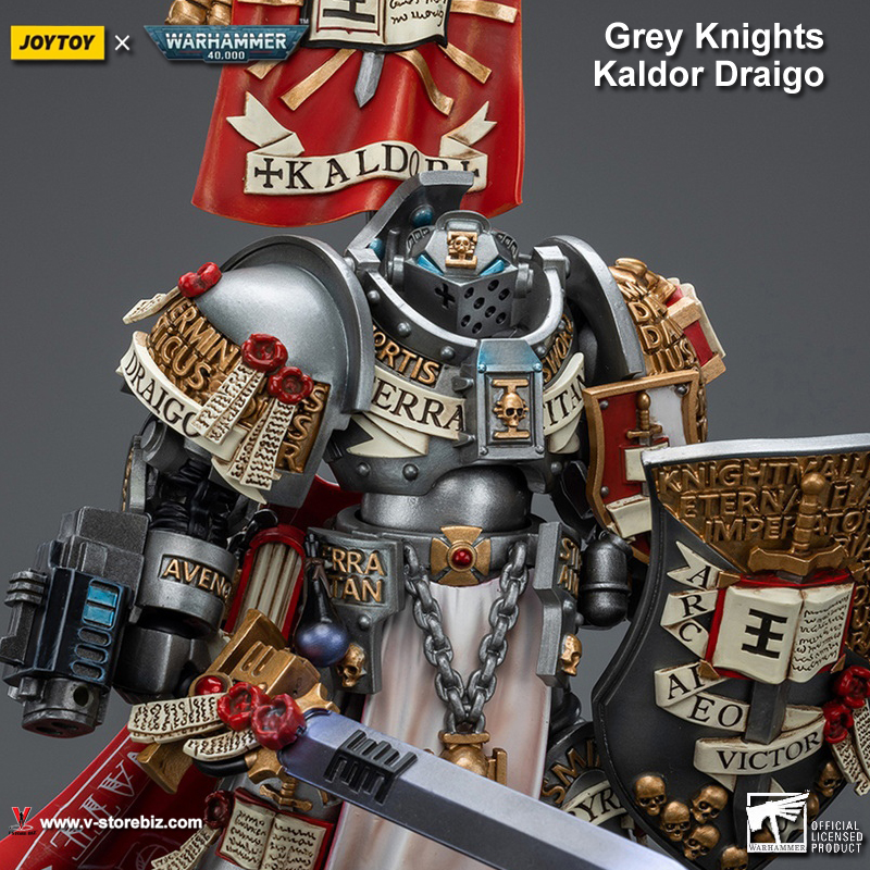 JOYTOY Warhammer 40K Grey Knights Kaldor Draigo