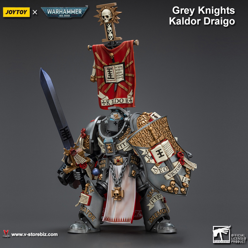 JOYTOY Warhammer 40K Grey Knights Kaldor Draigo