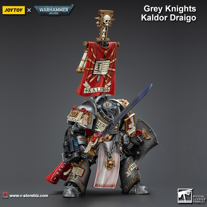 JOYTOY Warhammer 40K Grey Knights Kaldor Draigo