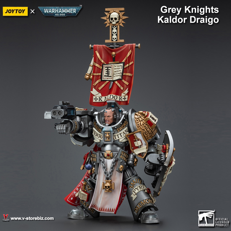 JOYTOY Warhammer 40K Grey Knights Kaldor Draigo