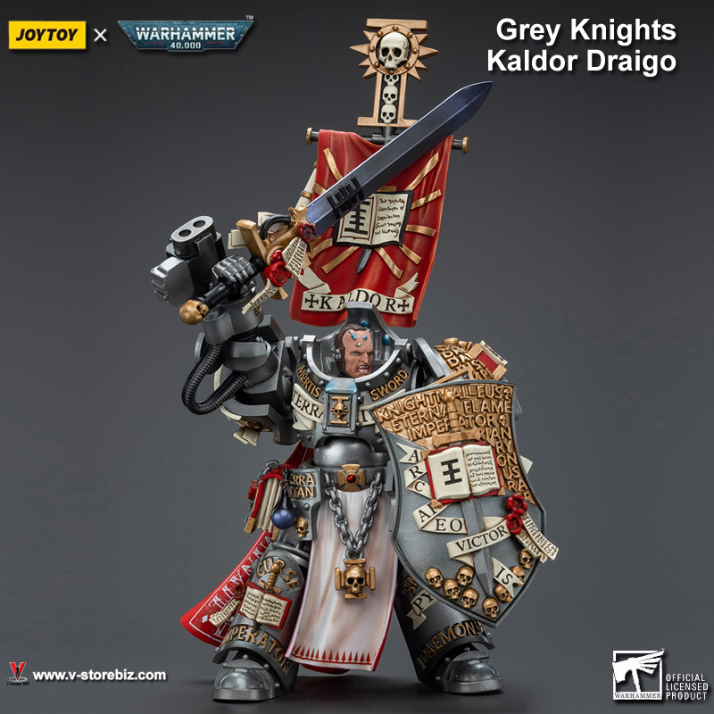 JOYTOY Warhammer 40K Grey Knights Kaldor Draigo