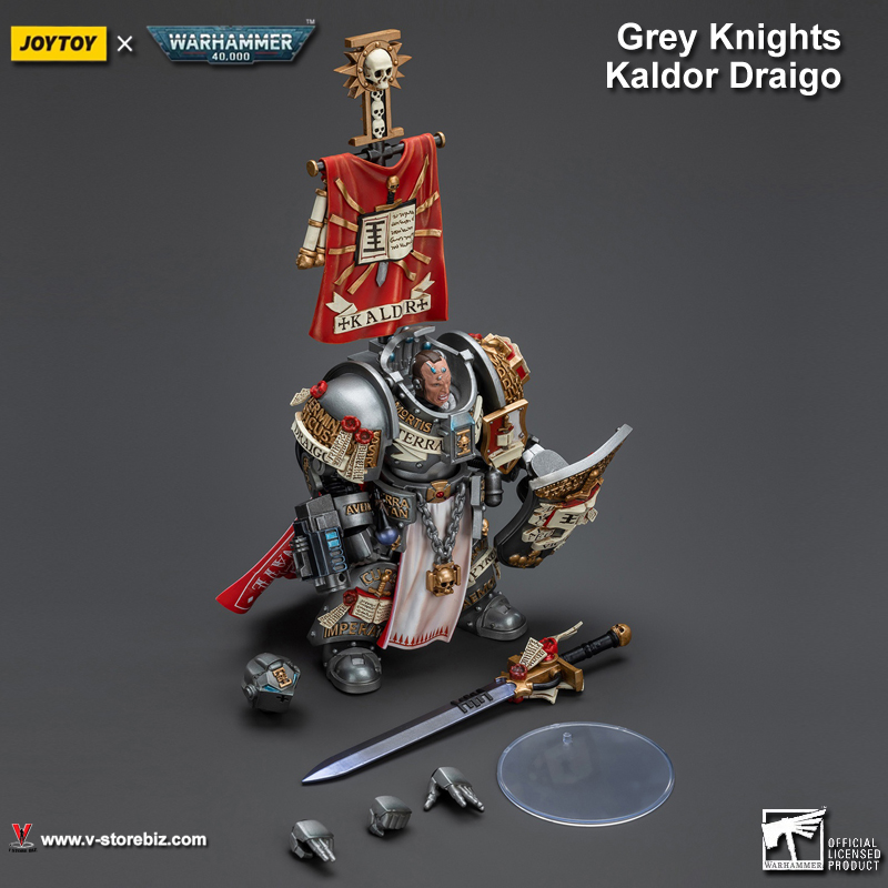 JOYTOY Warhammer 40K Grey Knights Kaldor Draigo